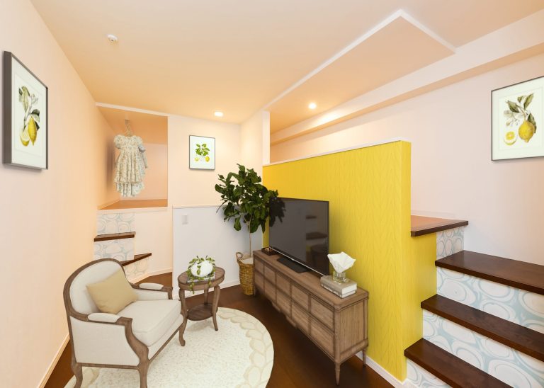 ベンチ階段、廻れる動線